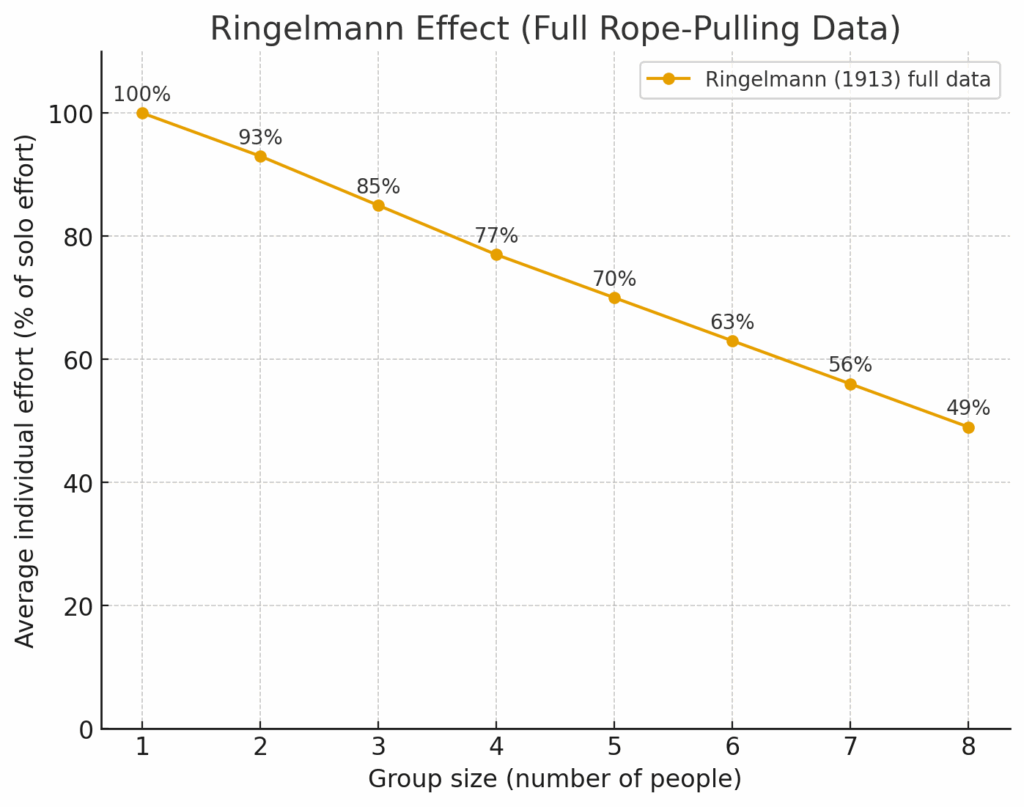 Ringelmann Effect as digital collaboration barrier